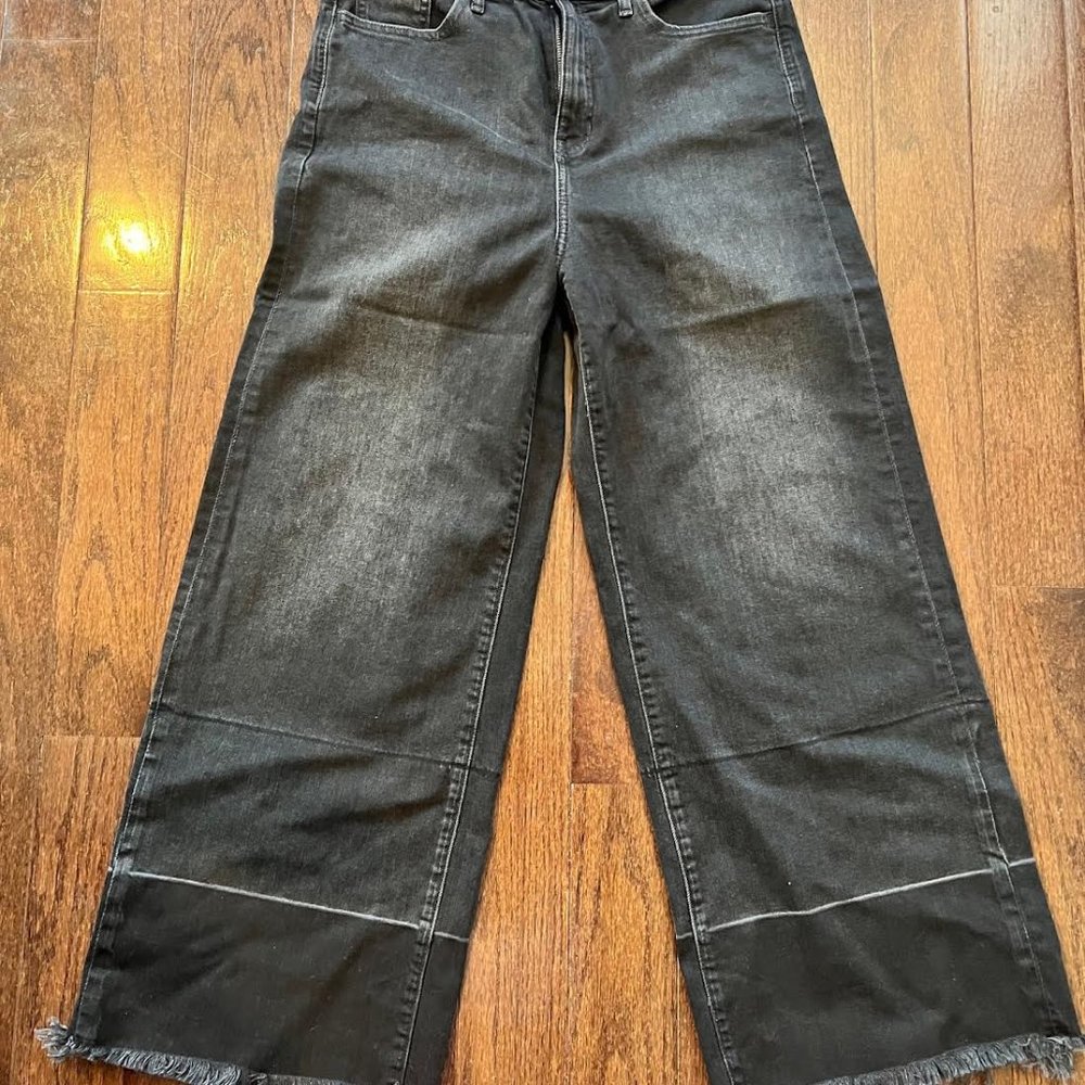 Banana Republic Wide Leg Crop Jeans Size 29